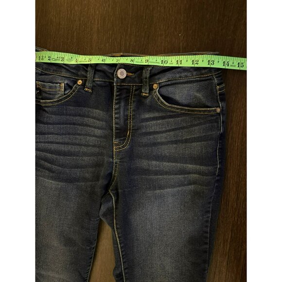 Kancan Dark Wash Stretchy Skinny Jeans Size 5/26 - Picture 6 of 8